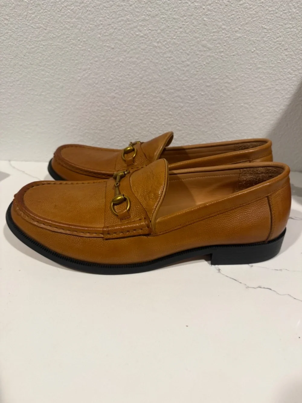 GG Wislet Horsebit Mens Loafers Size US 43 or 10 in Brown Leather